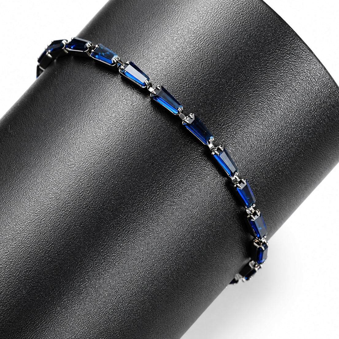 Blue Zirconia Tennis Bracelet